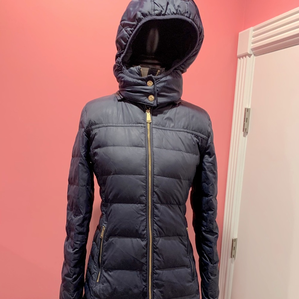 Michael Kors Nylon Quilted Puffer Coat